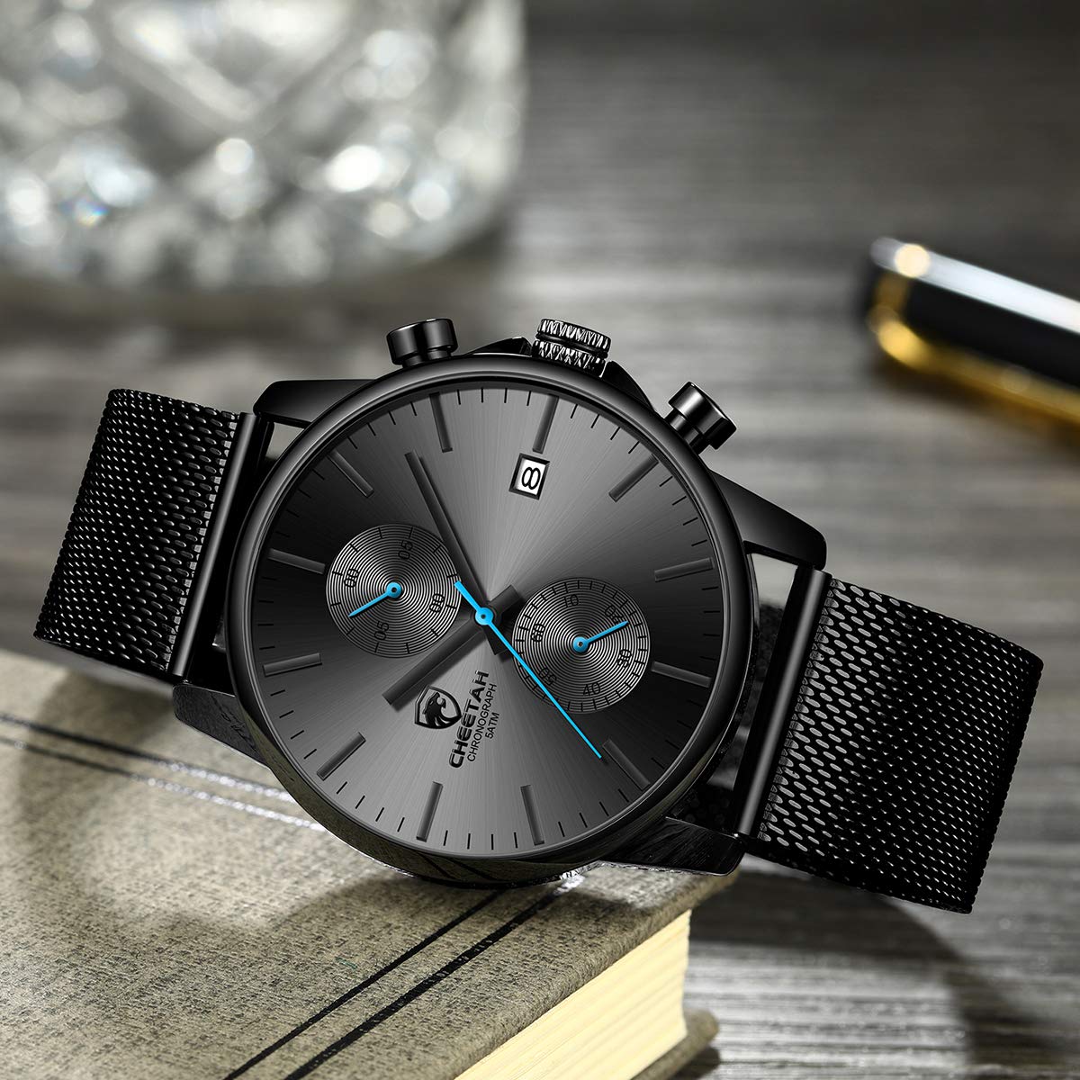 Foto 4 | Reloj Analógico Golden Hour Fashion Sport Quartz Para Hombre - Venta Internacional.