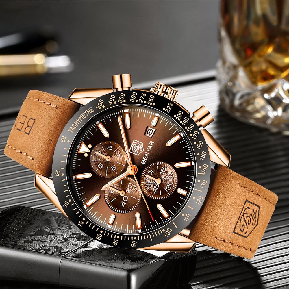 Foto 3 | Reloj By Benyar By-5140 Con Cronógrafo De Cuarzo Para Hombre - Venta Internacional.