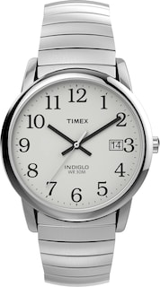 Foto 1 | Funda Watch Timex Easy Reader De 35 Mm En Tono Plateado Con Correa Ss - Venta Internacional.