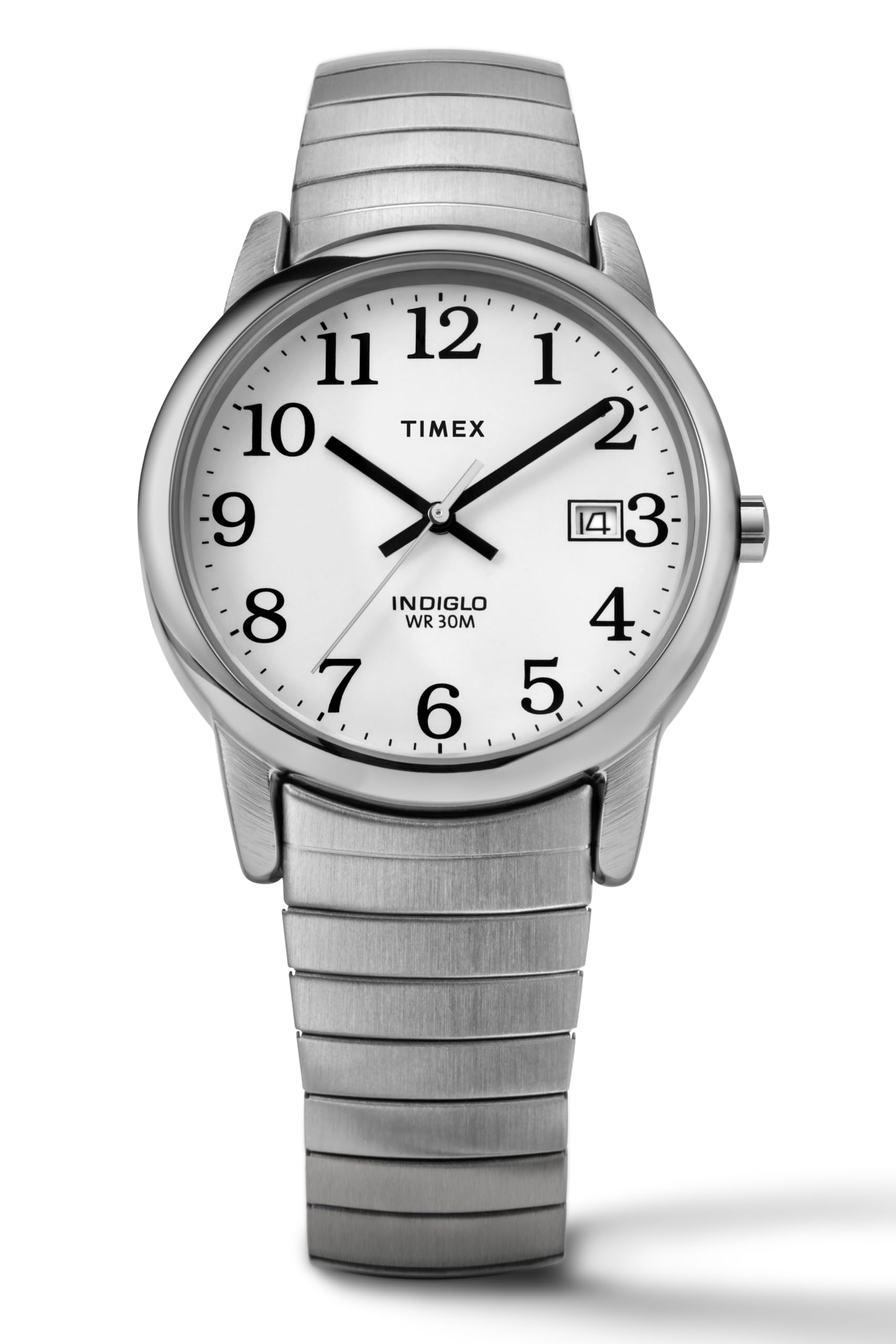 Foto 7 pulgar | Funda Watch Timex Easy Reader De 35 Mm En Tono Plateado Con Correa Ss - Venta Internacional.