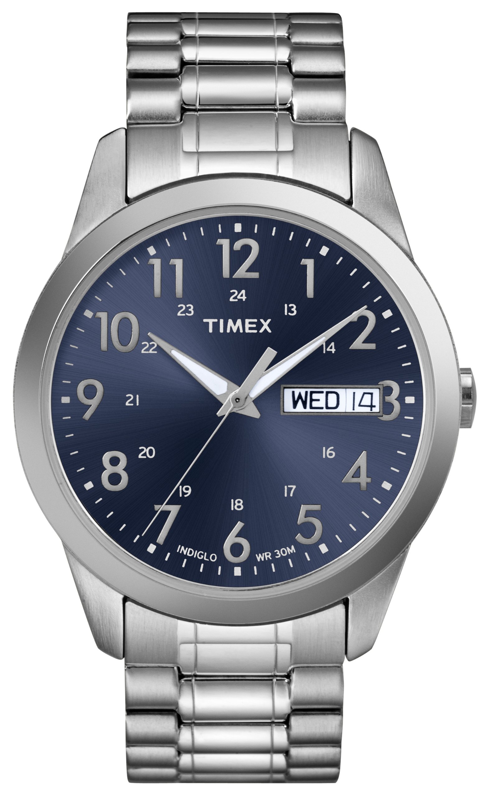Reloj Timex South Street Sport Para Hombre, 36 Mm, Carcasa Plateada - Venta Internacional.