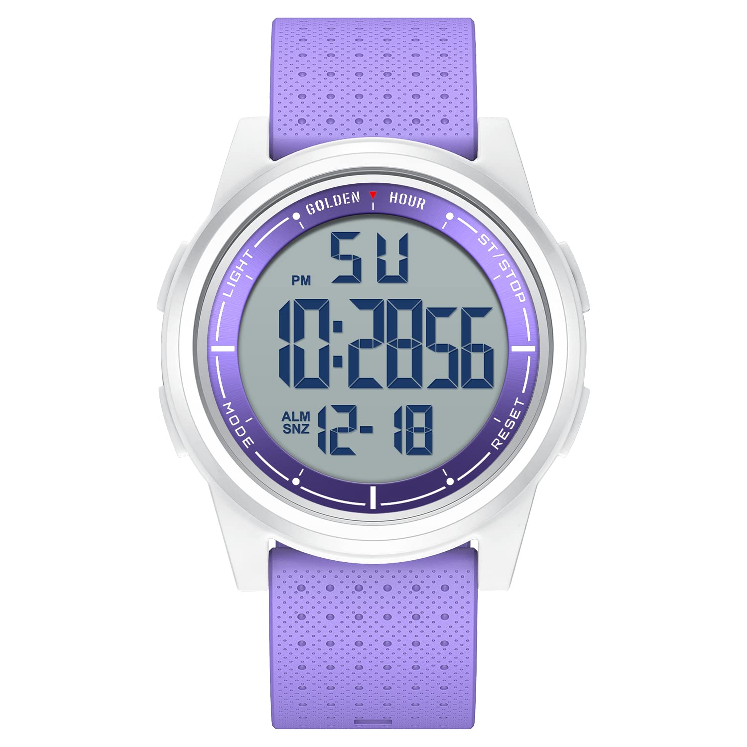 Foto 2 pulgar | Reloj Golden Hour, Ultrafino, Minimalista, Impermeable, Morado - Venta Internacional.