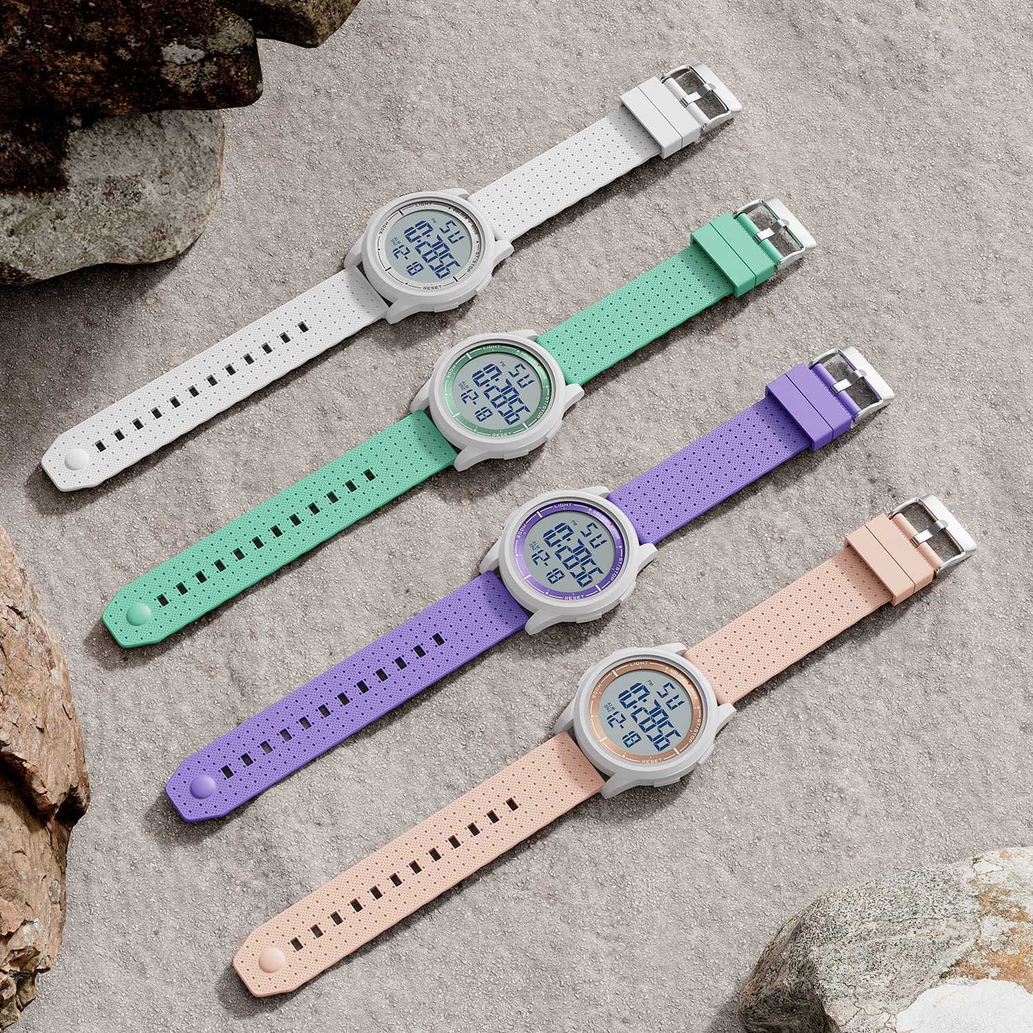 Foto 7 pulgar | Reloj Golden Hour, Ultrafino, Minimalista, Impermeable, Morado - Venta Internacional.