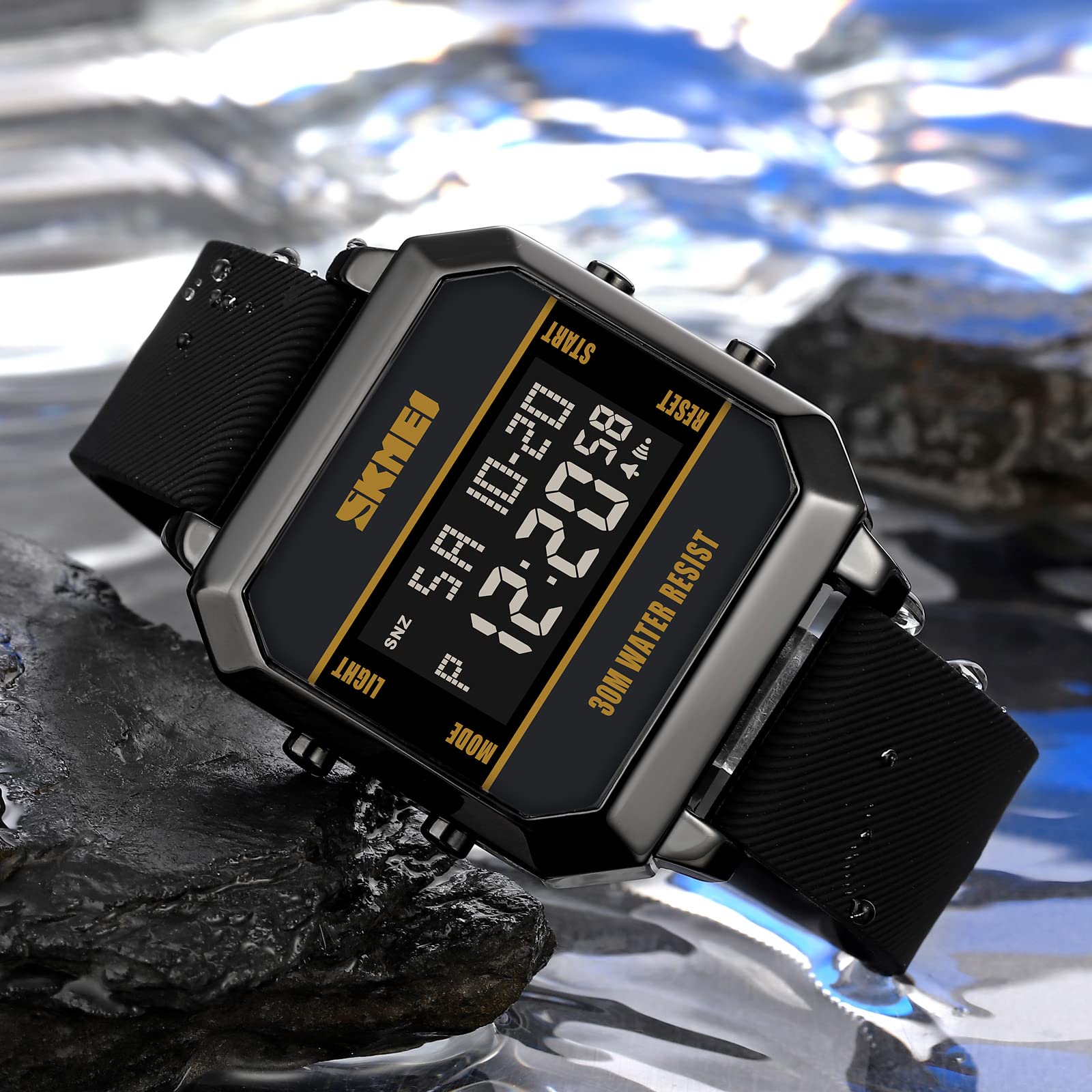 Foto 5 | Reloj Gosasa Para Hombre, Deportivo, Digital, Militar, Led, Resistente Al Agua - Venta Internacional.