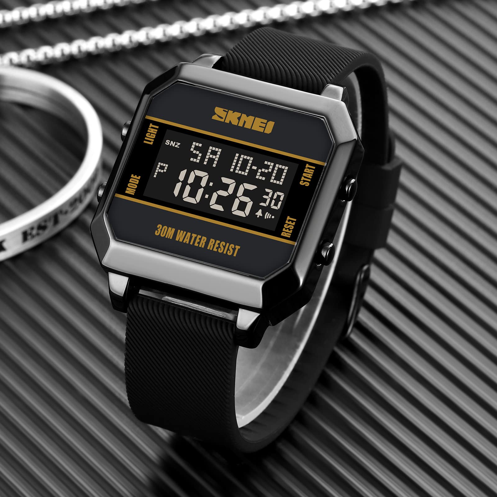 Foto 7 pulgar | Reloj Gosasa Para Hombre, Deportivo, Digital, Militar, Led, Resistente Al Agua - Venta Internacional.