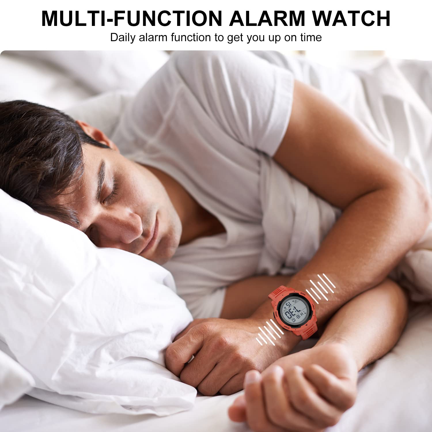 Foto 6 pulgar | Reloj Deportivo Golden Hour Waterproof Digital Para Hombre - Venta Internacional.