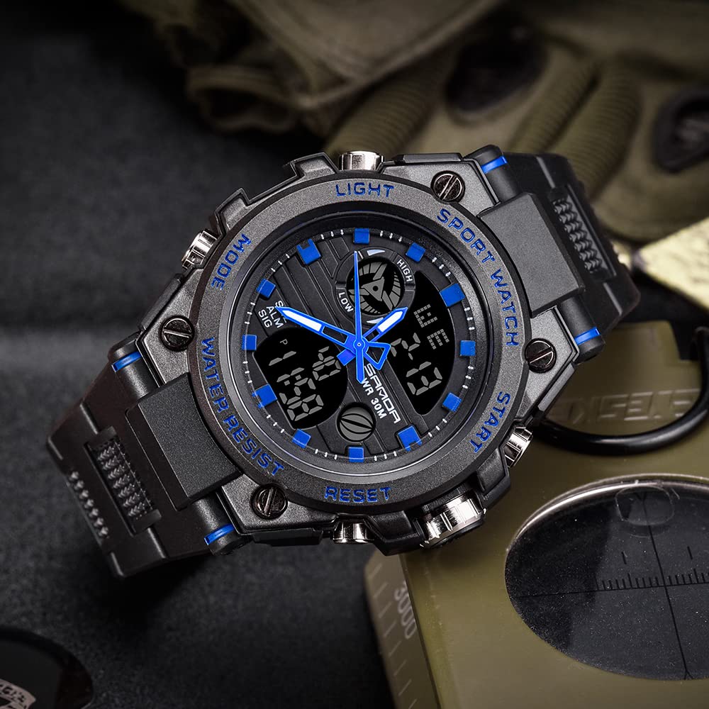 Foto 4 pulgar | Reloj Kxaito Para Hombre, Deportivo, Exterior, Impermeable, Militar, 26 Cm - Venta Internacional.