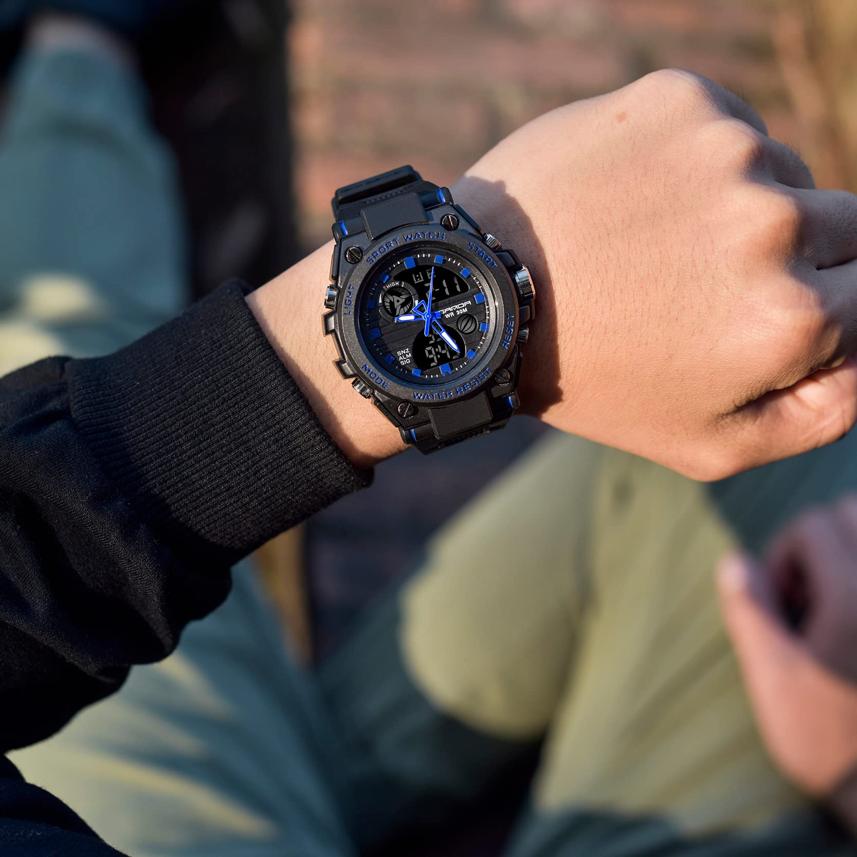 Foto 5 pulgar | Reloj Kxaito Para Hombre, Deportivo, Exterior, Impermeable, Militar, 26 Cm - Venta Internacional.