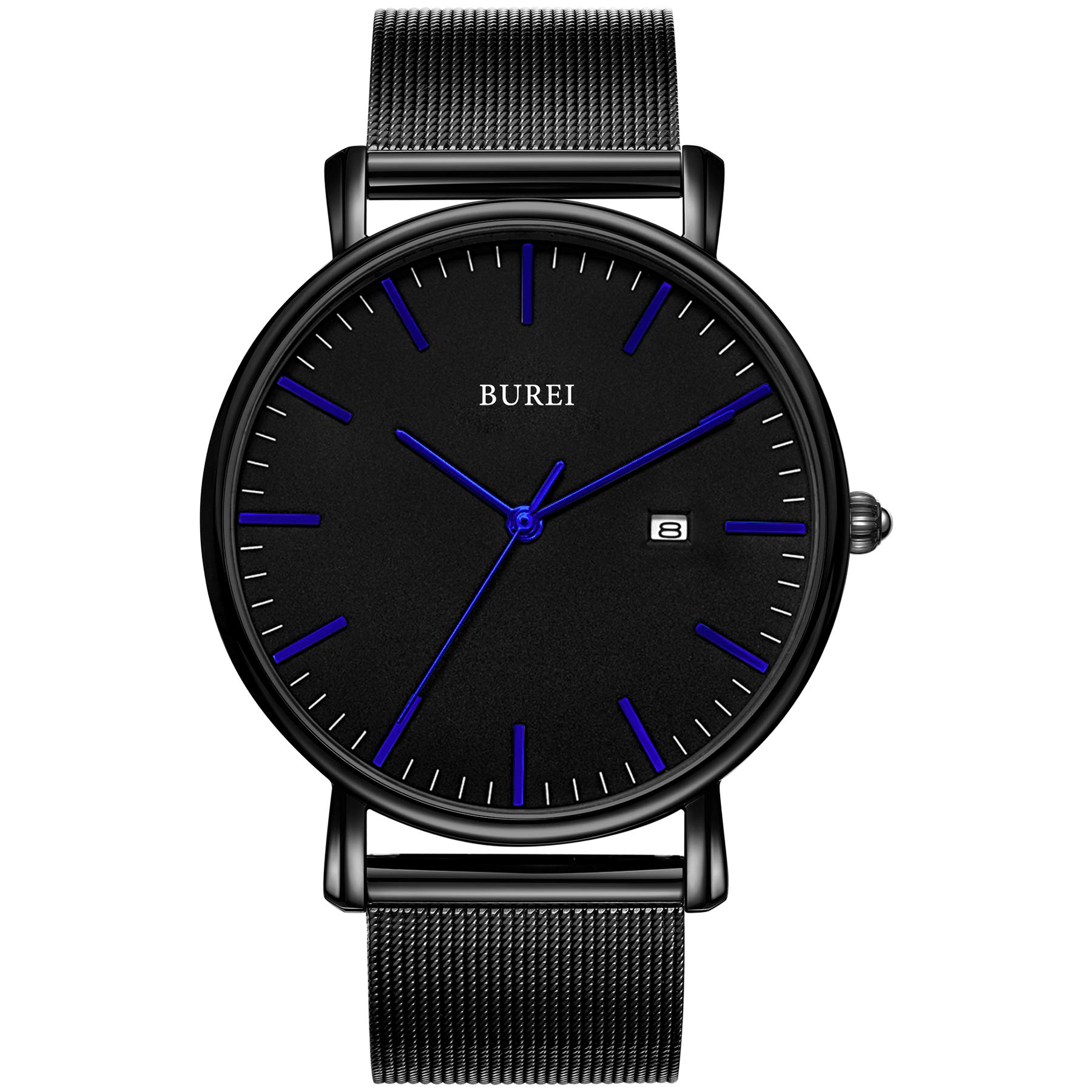 Foto 2 pulgar | Reloj De Pulsera Burei Fashion Minimalista Para Hombre De Acero Inoxidable - Venta Internacional.
