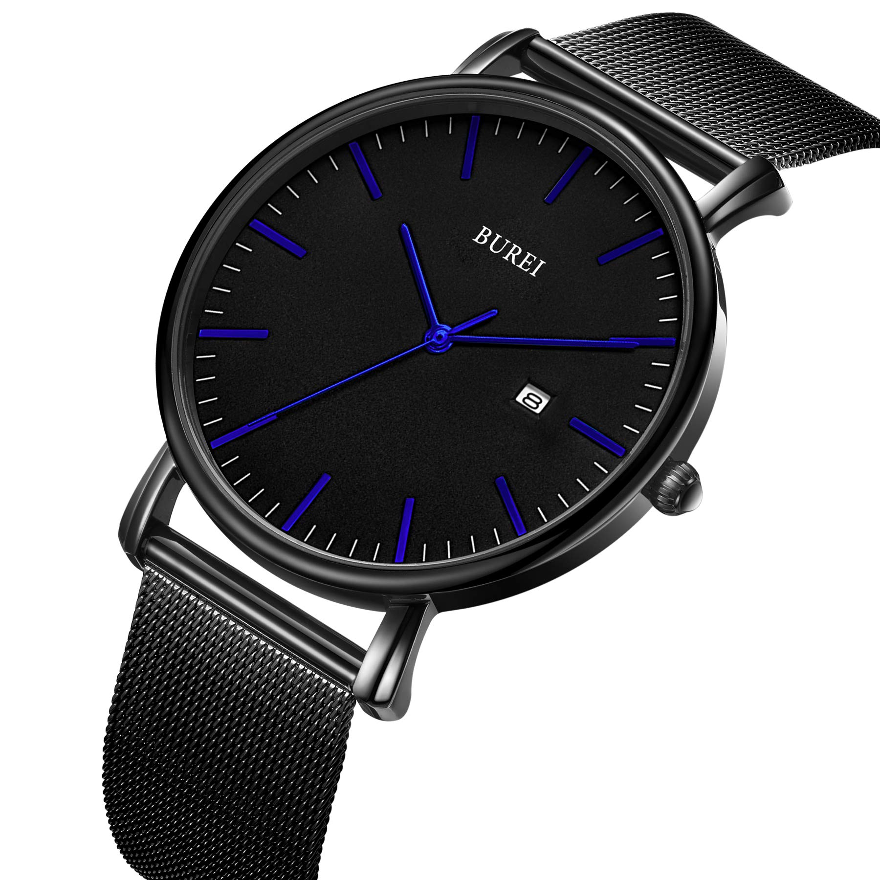 Foto 2 | Reloj De Pulsera Burei Fashion Minimalista Para Hombre De Acero Inoxidable - Venta Internacional.