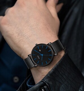 Foto 6 | Reloj De Pulsera Burei Fashion Minimalista Para Hombre De Acero Inoxidable - Venta Internacional.
