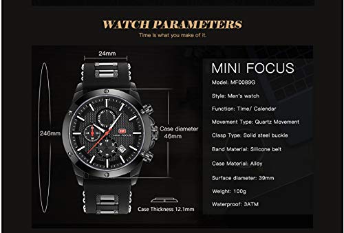 Foto 6 | Reloj Aimes Military Sport Cronógrafo Impermeable Para Hombre - Venta Internacional.