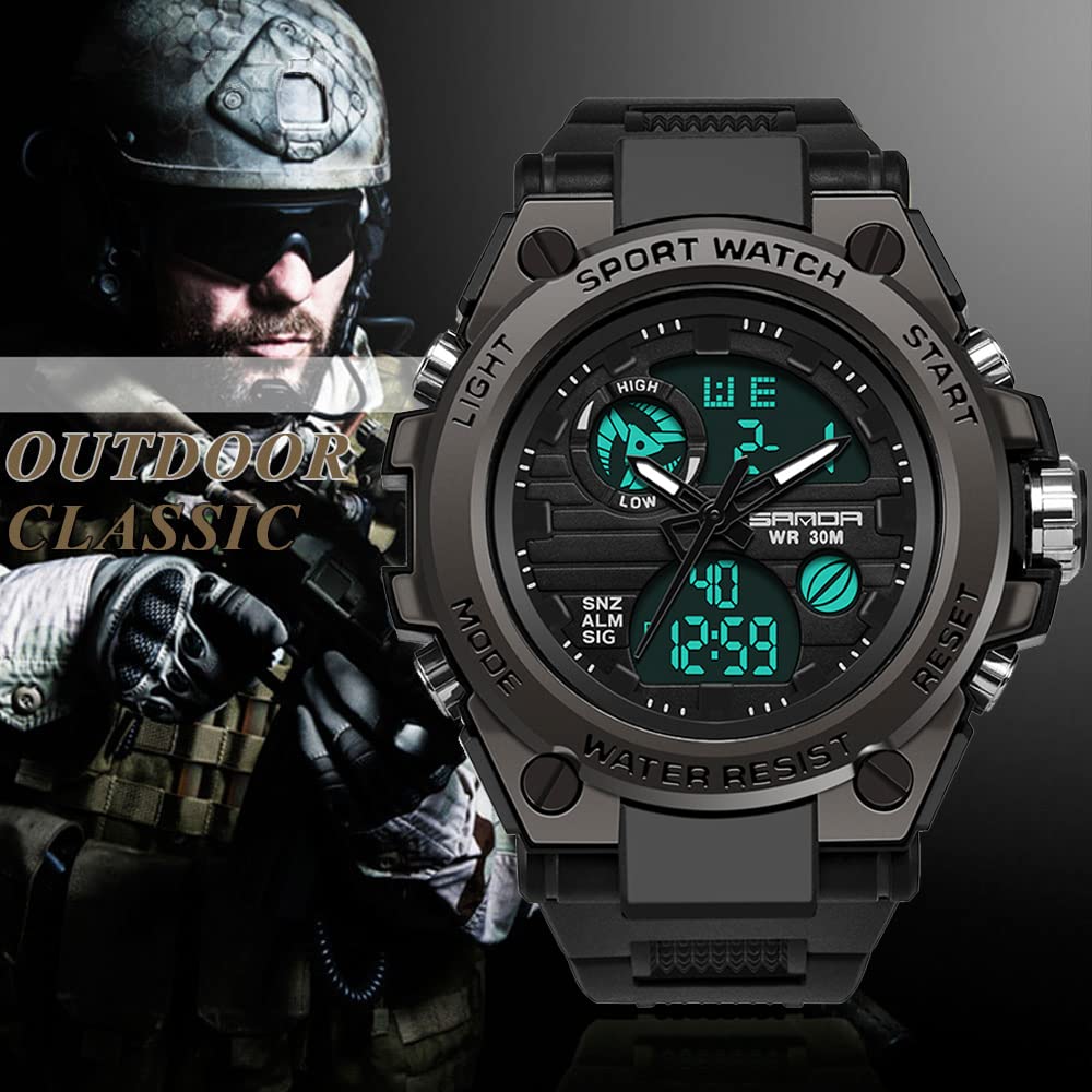 Foto 2 | Reloj Kxaito Para Hombre, Deportivo, Exterior, Impermeable, Militar, Led - Venta Internacional.
