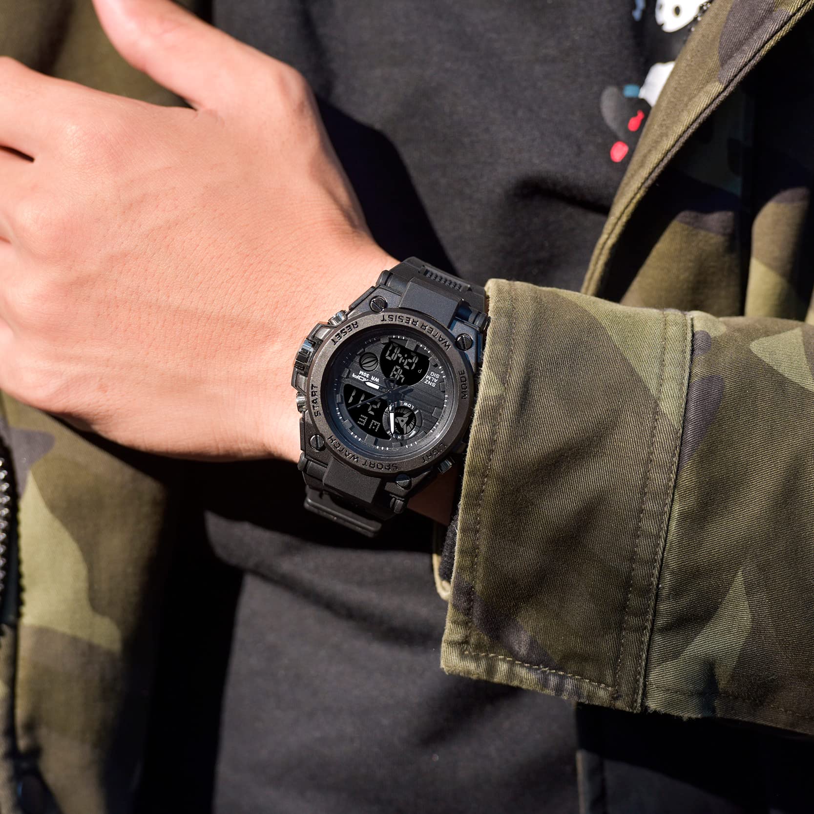 Foto 4 | Reloj Kxaito Para Hombre, Deportivo, Exterior, Impermeable, Militar, Led - Venta Internacional.