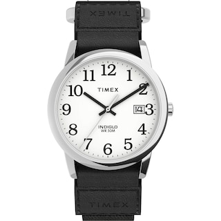 Foto 1 | Reloj Timex Easy Reader Con Carcasa De 35 Mm Y Esfera Blanca En Tono Plateado - Venta Internacional.