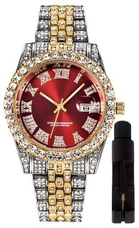 Foto 1 | Reloj Hunruy Hip Hop Iced-out Bling Diamond Luxury Para Hombre - Venta Internacional.