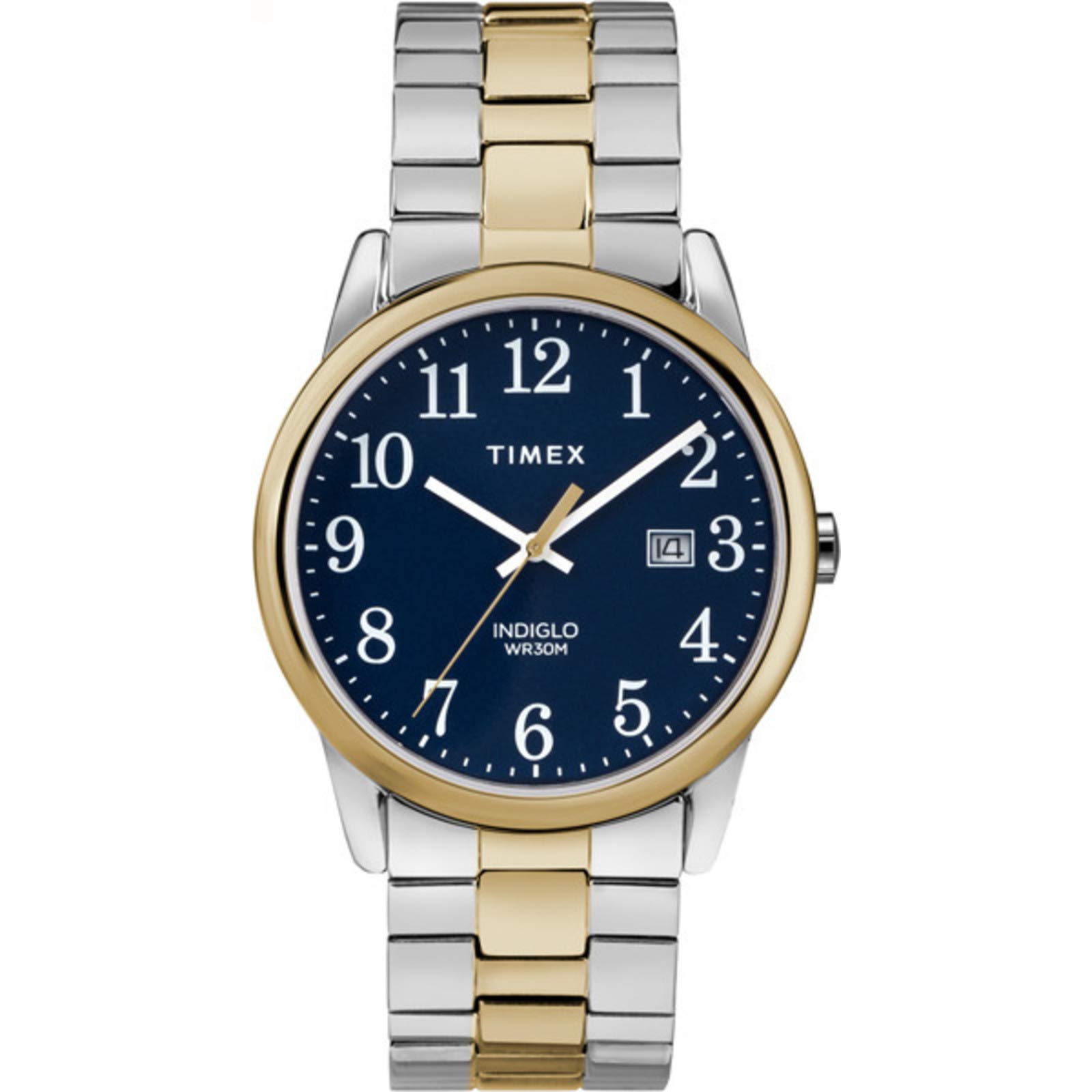 Reloj Timex Easy Reader Date Con Correa De Expansión De 38 Mm Para Hombre - Venta Internacional.