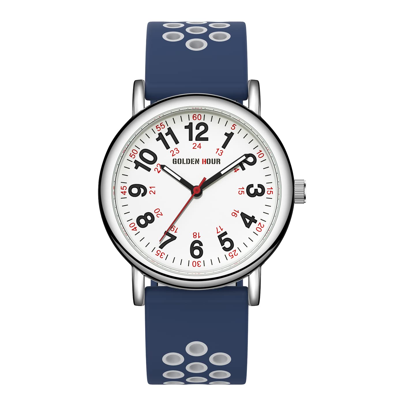 Foto 3 pulgar | Reloj De Enfermera Golden Hour Impermeable Para Profesionales Médicos - Venta Internacional.