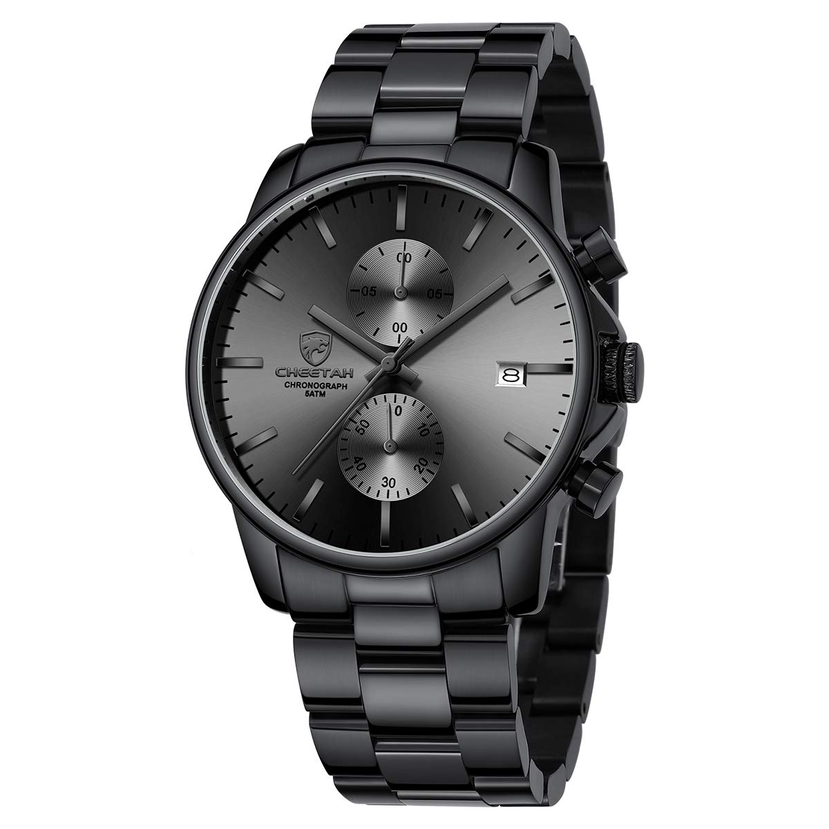 Reloj Golden Hour Con Cronógrafo De Acero Inoxidable Para Hombre, Color Gris - Venta Internacional.