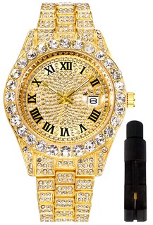 Foto 1 | Reloj Hunruy Hip Hop Iced-out Bling Diamond Luxury Para Hombre - Venta Internacional.