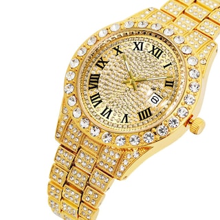 Foto 2 | Reloj Hunruy Hip Hop Iced-out Bling Diamond Luxury Para Hombre - Venta Internacional.