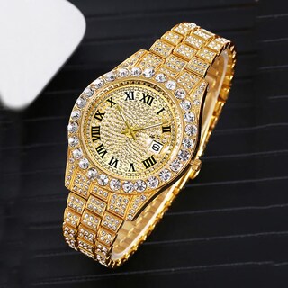 Foto 5 | Reloj Hunruy Hip Hop Iced-out Bling Diamond Luxury Para Hombre - Venta Internacional.