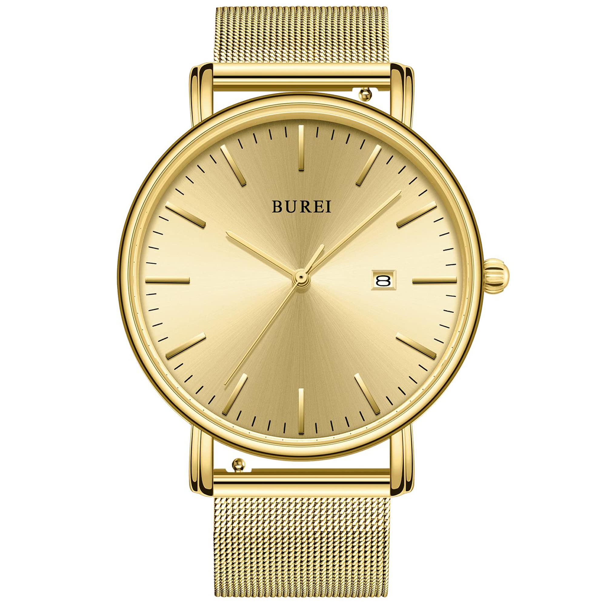 Reloj De Pulsera Burei Fashion Minimalista Impermeable Para Hombre - Venta Internacional.