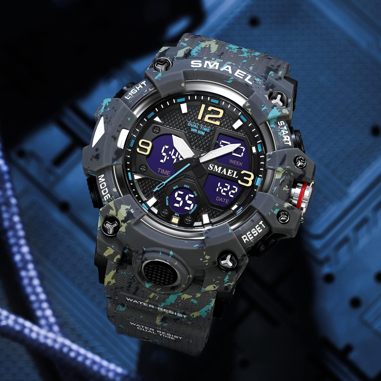 Foto 3 | Reloj Gosasa S-shock Multifunción Militar Impermeable Para Hombre - Venta Internacional.