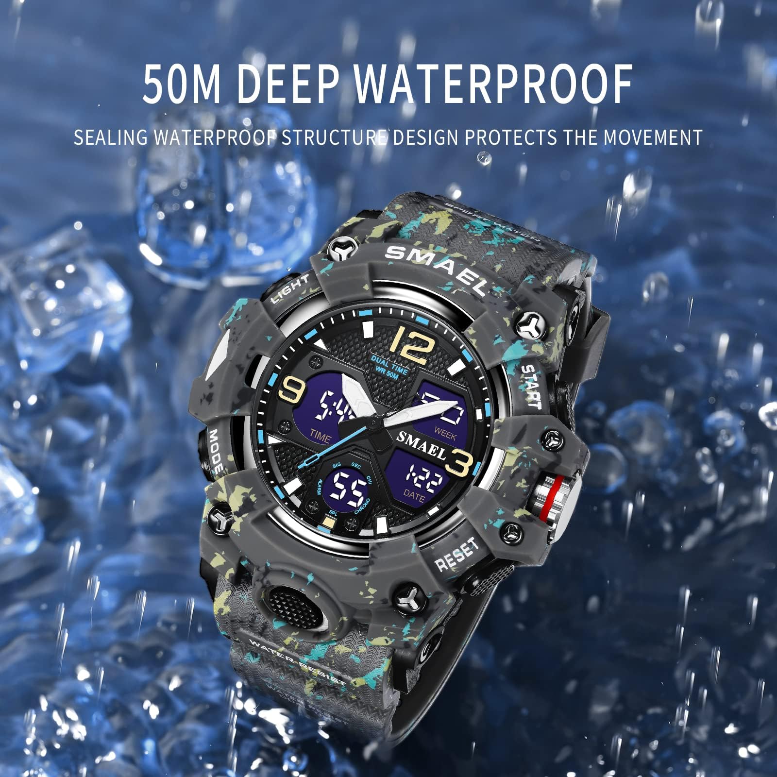 Foto 5 | Reloj Gosasa S-shock Multifunción Militar Impermeable Para Hombre - Venta Internacional.