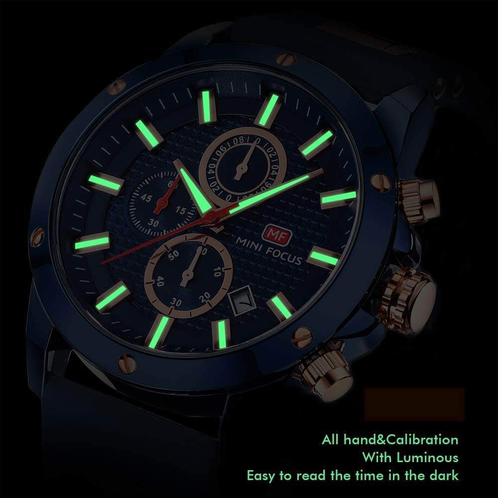 Foto 4 pulgar | Reloj Aimes Para Hombre, Casual, Impermeable, Deportivo, A La Moda, Azul - Venta Internacional.