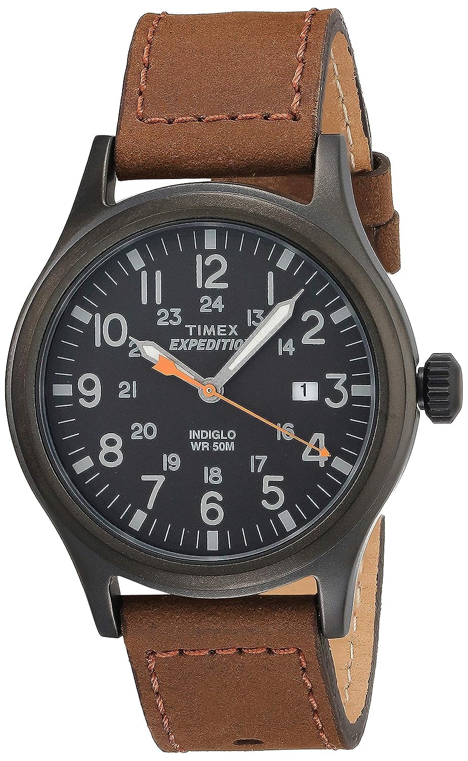 Foto 2 pulgar | Reloj Timex Expedition Scout Para Hombre, 40 Mm, Funda De Piel Negra - Venta Internacional.