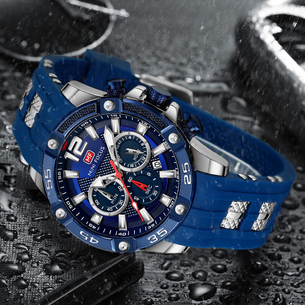 Foto 4 | Reloj Aimes, Cronógrafo Deportivo Militar, Impermeable, Para Hombre - Venta Internacional.