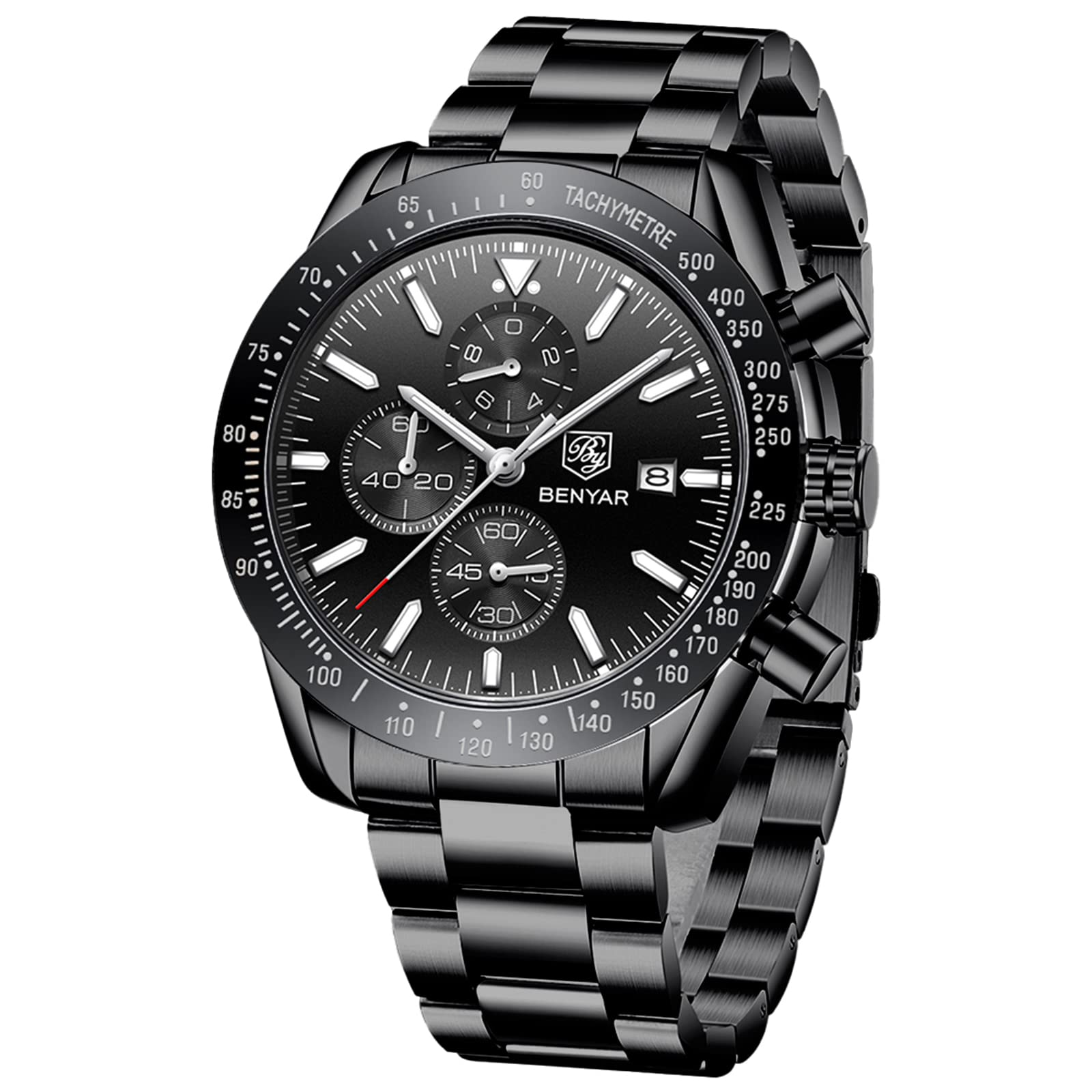 Reloj By Benyar Chronograph Analog Quartz Para Hombre - Venta Internacional.