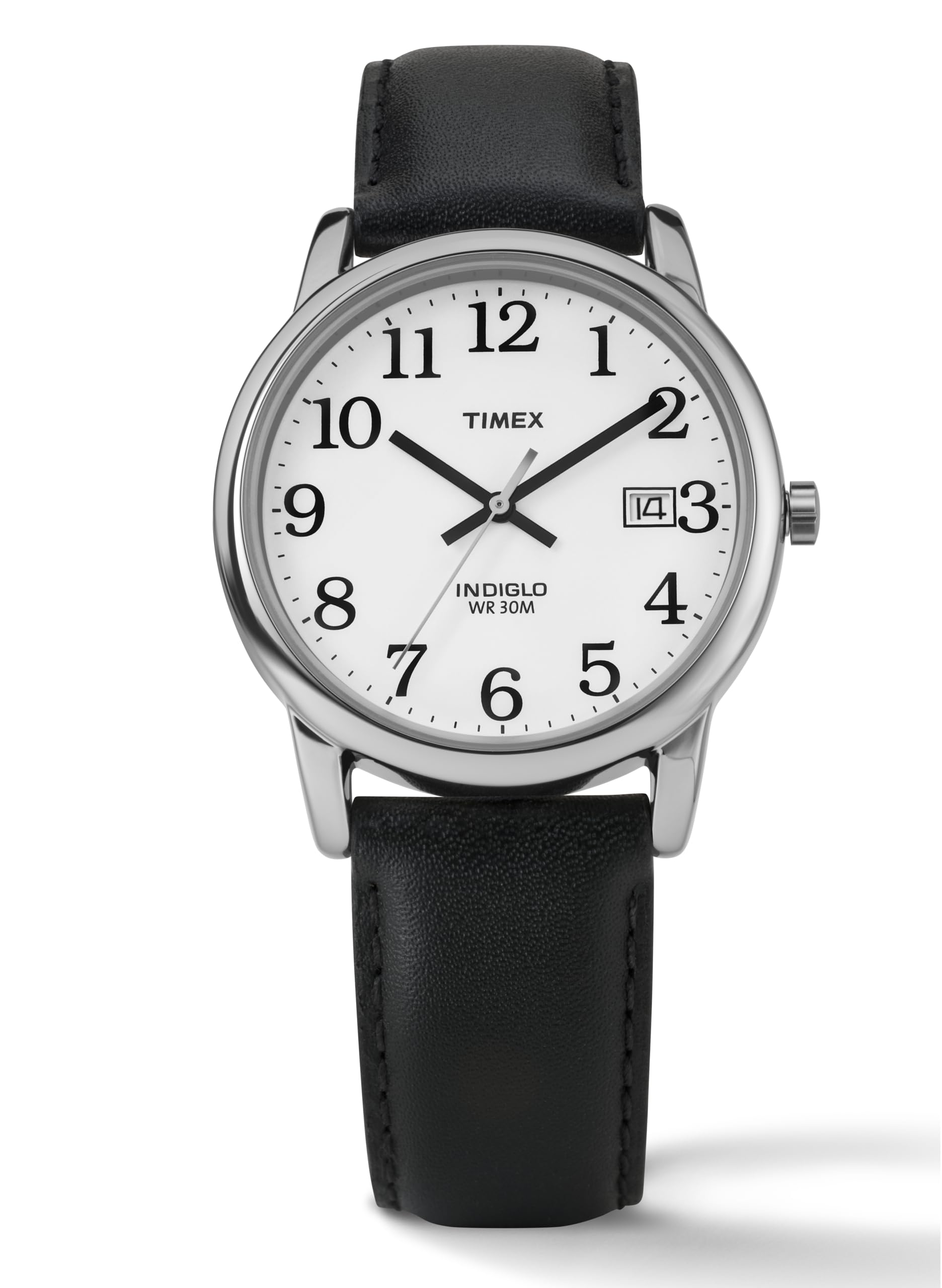 Foto 6 | Reloj Timex Easy Reader T2h281, Correa De Piel Negra De 35 Mm - Venta Internacional.