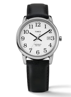 Foto 6 | Reloj Timex Easy Reader T2h281, Correa De Piel Negra De 35 Mm - Venta Internacional.