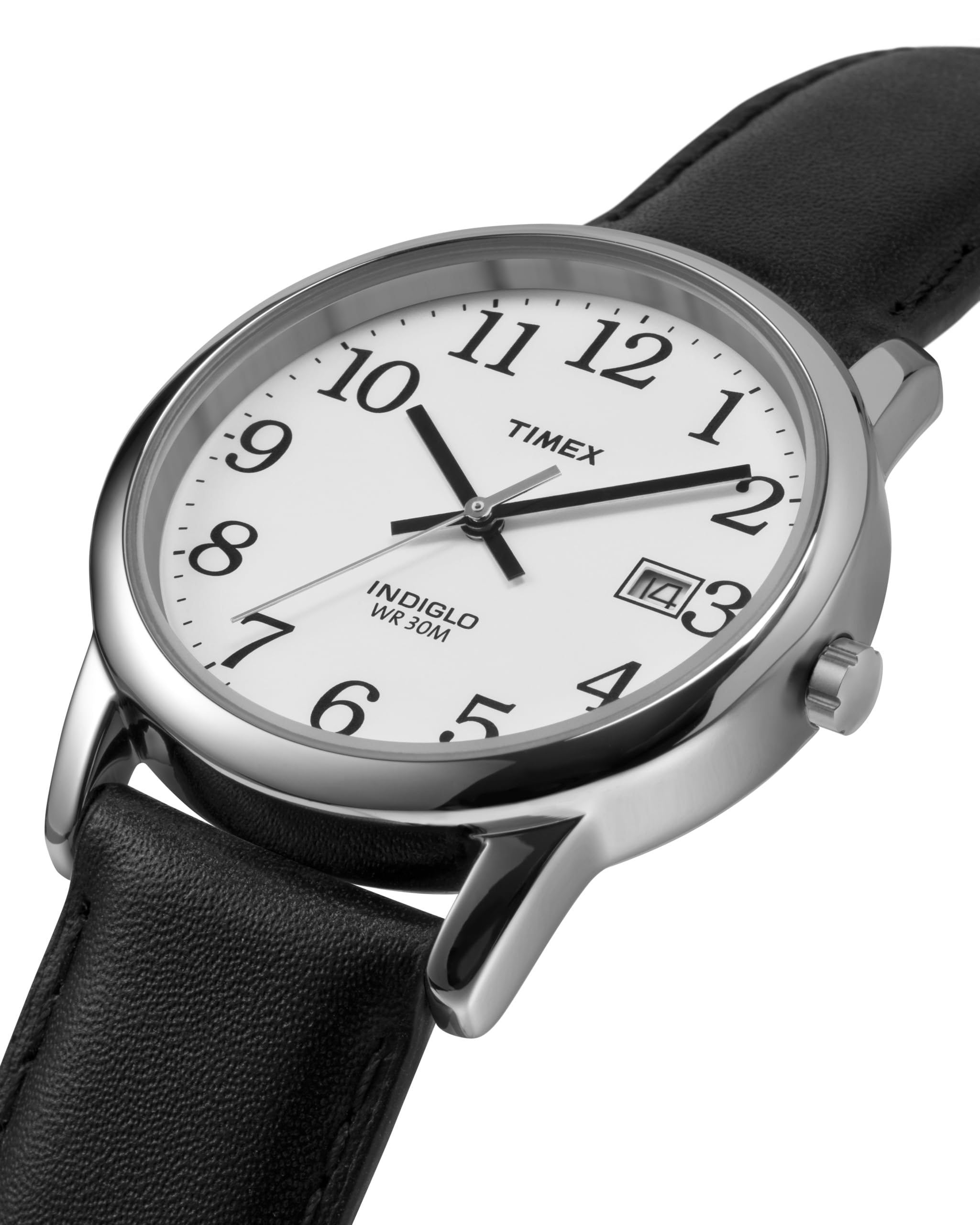 Foto 7 | Reloj Timex Easy Reader T2h281, Correa De Piel Negra De 35 Mm - Venta Internacional.