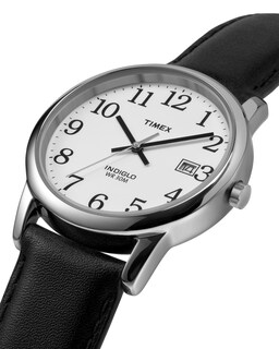 Foto 7 | Reloj Timex Easy Reader T2h281, Correa De Piel Negra De 35 Mm - Venta Internacional.