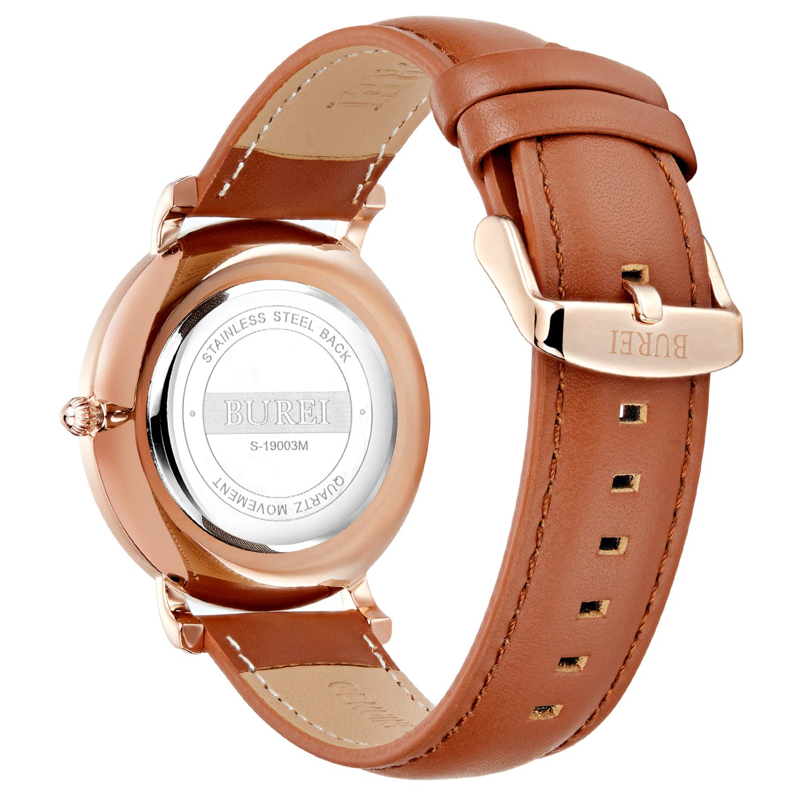 Foto 2 | Reloj Burei Fashion Minimalist Waterproof Para Hombre En Oro Rosa - Venta Internacional.