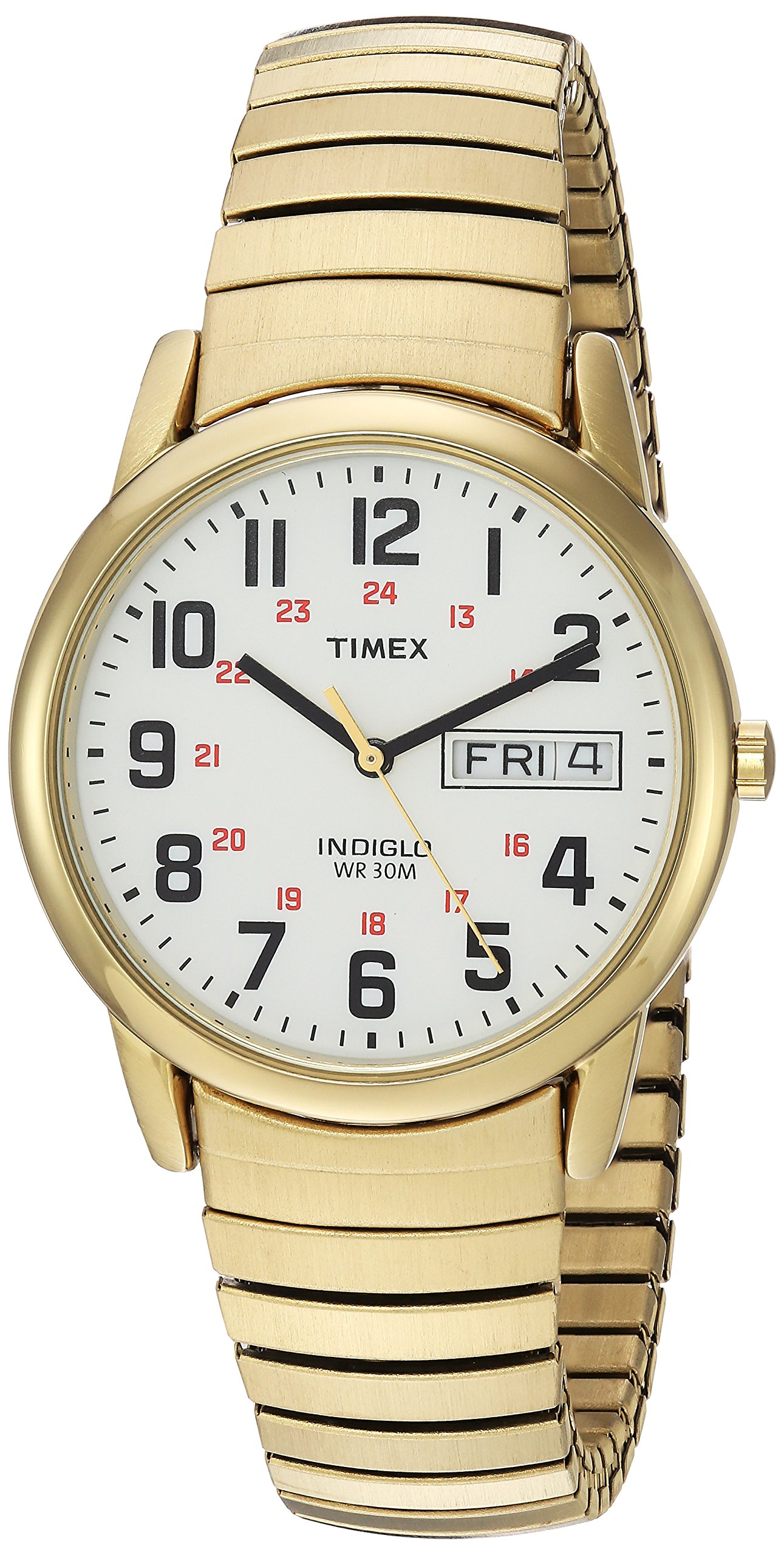 Foto 2 pulgar | Funda Watch Timex Easy Reader De 35 Mm En Tono Dorado Con Correa De 8,25 Pulgadas - Venta Internacional.