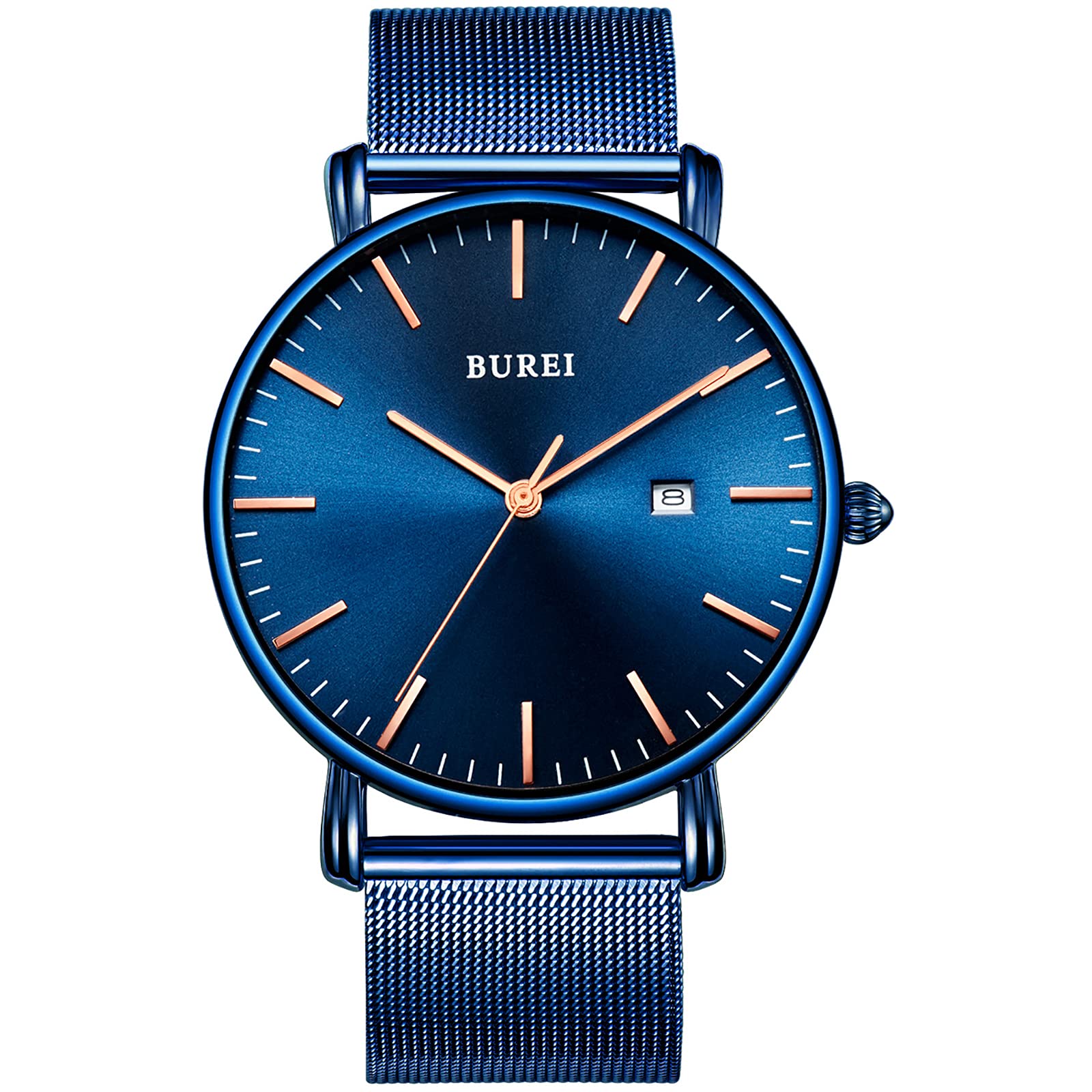 Reloj De Pulsera Burei Fashion Minimalista Impermeable Para Hombre - Venta Internacional.