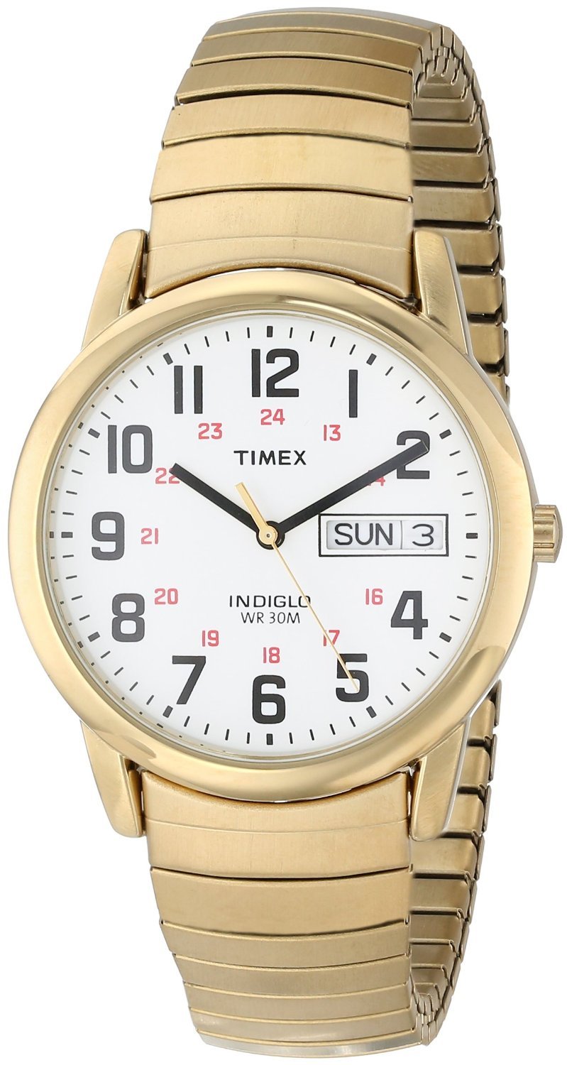 Foto 2 pulgar | Reloj Timex Easy Reader Day-date De 35 Mm Para Hombre, Tono Dorado - Venta Internacional.