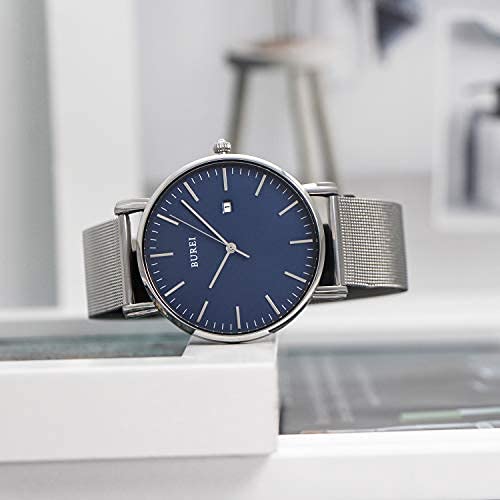 Foto 5 | Reloj De Pulsera Burei Fashion Minimalista Impermeable Para Hombre - Venta Internacional.