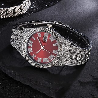 Foto 4 | Reloj Hunruy Hip Hop Iced-out Bling Diamond Luxury Para Hombre - Venta Internacional.