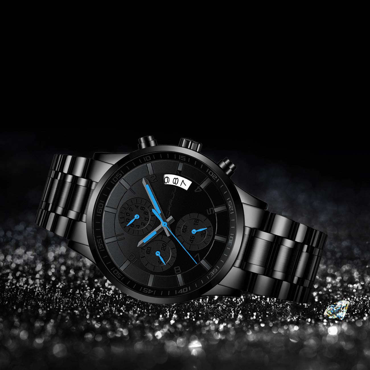 Foto 3 | Reloj Crrju Luxury Business De Cuarzo Impermeable Para Hombre - Venta Internacional.