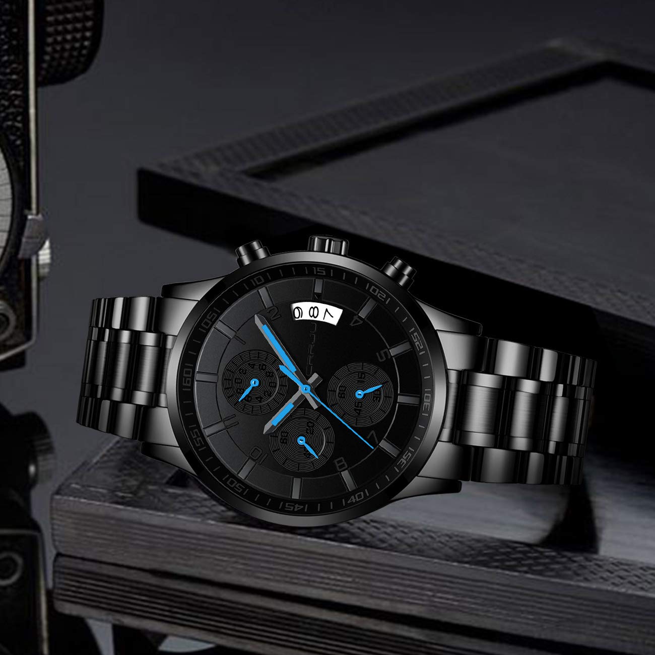 Foto 4 | Reloj Crrju Luxury Business De Cuarzo Impermeable Para Hombre - Venta Internacional.