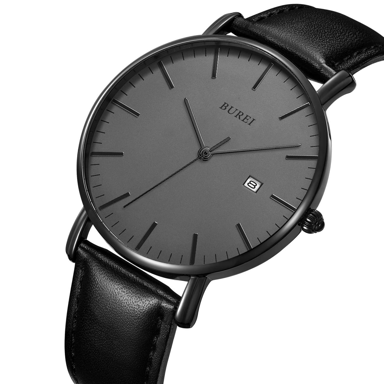 Foto 2 | Reloj Burei Fashion, Minimalista, Analógico, Con Fecha, Correa De Piel - Venta Internacional.