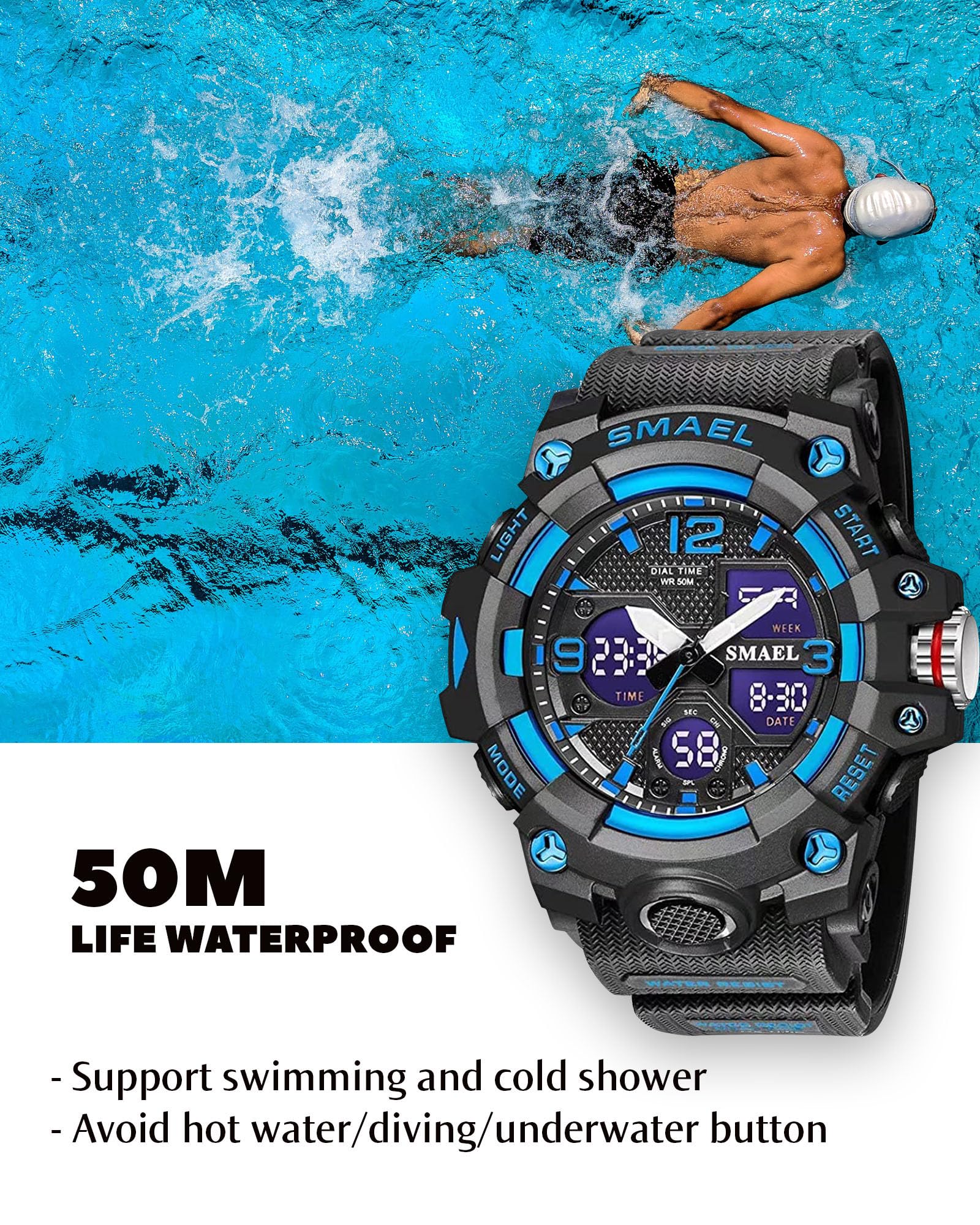 Foto 4 pulgar | Reloj Gosasa S-shock Multifunción Militar Impermeable Para Hombre - Venta Internacional.