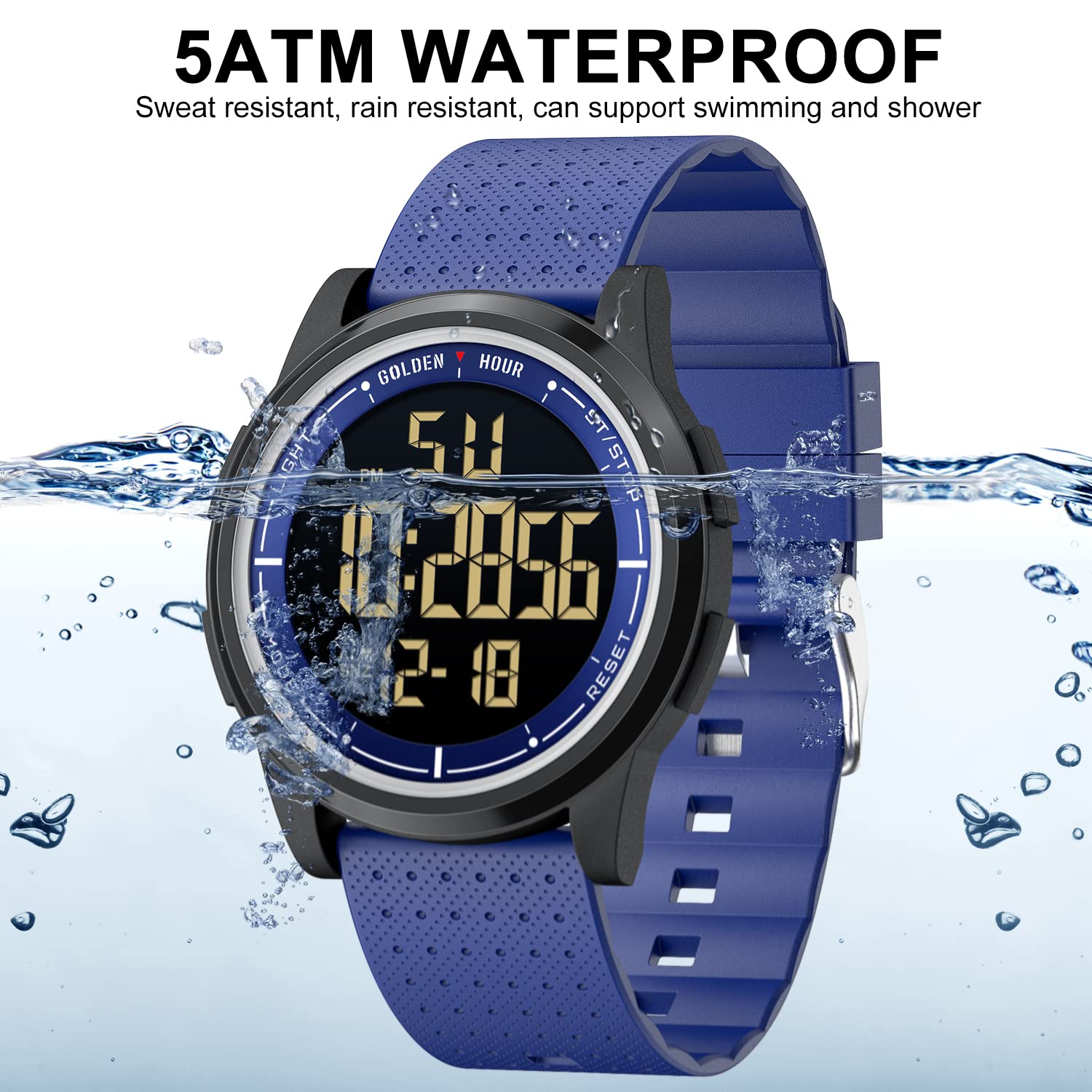 Foto 2 | Reloj Golden Hour, Ultrafino Y Resistente Al Agua Para Hombres Y Mujeres - Venta Internacional.