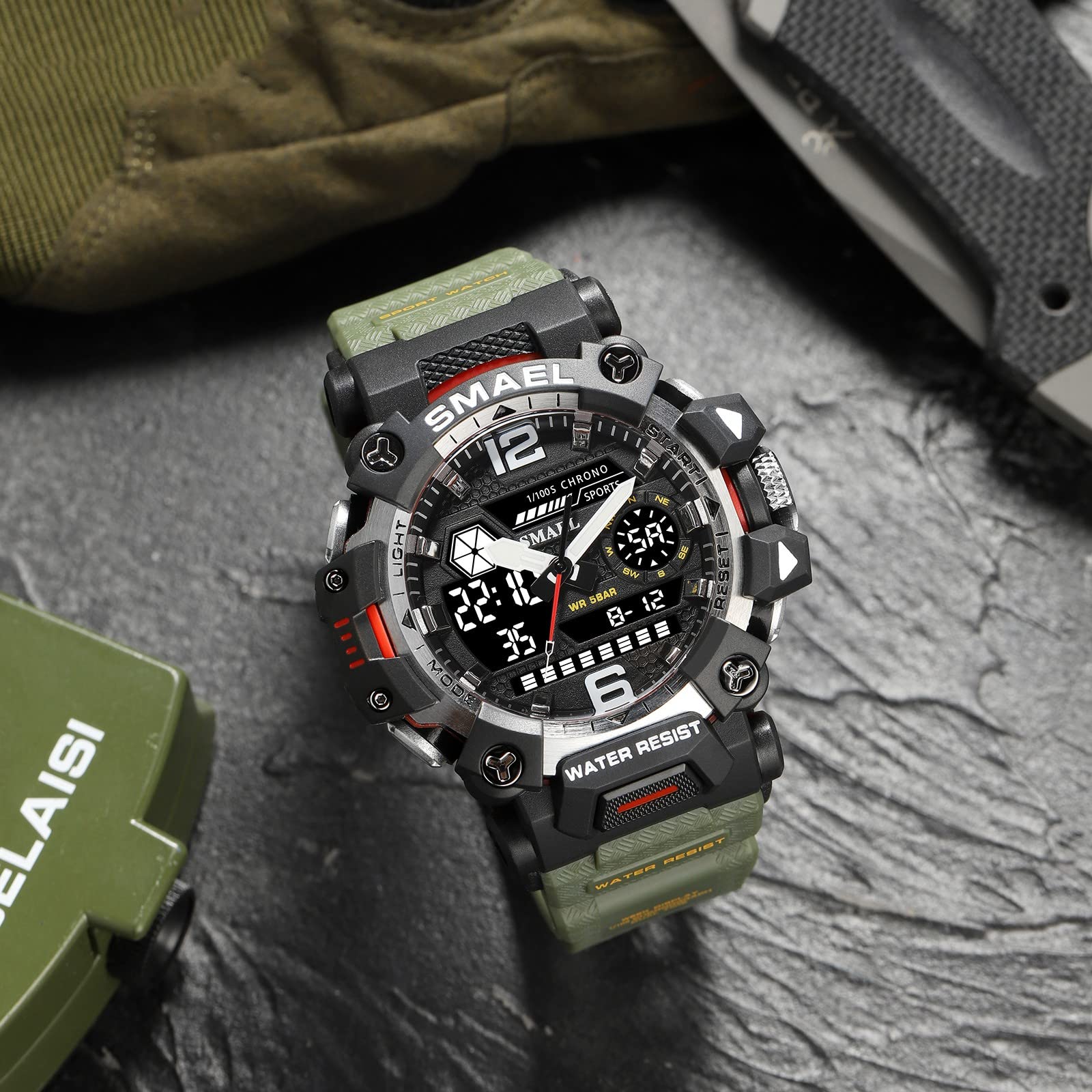 Foto 6 pulgar | Reloj Aimes Tactical Outdoor Sports A Prueba De Agua Para Hombre - Venta Internacional.