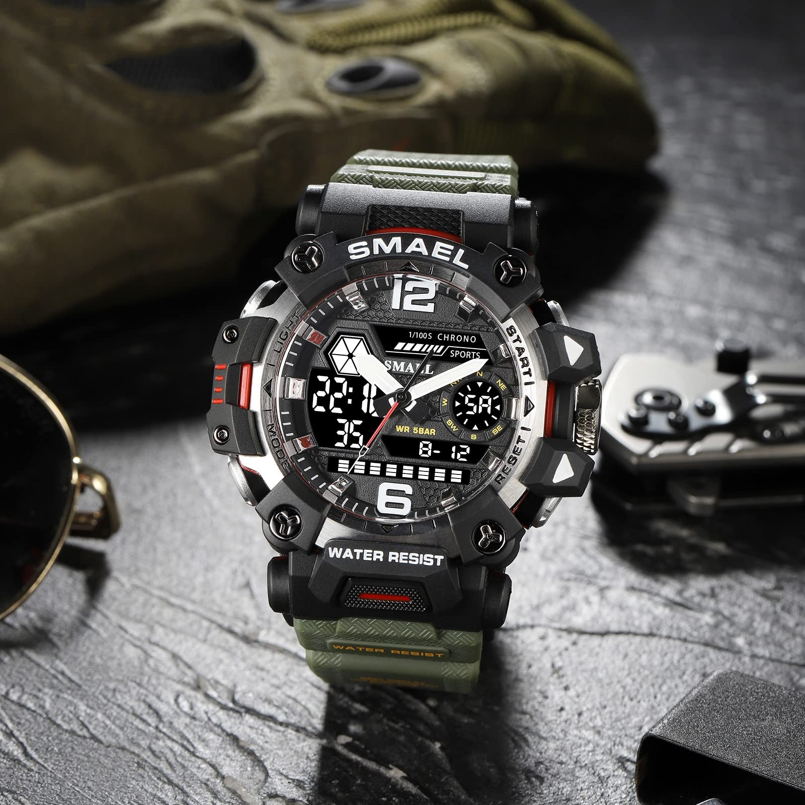 Foto 8 pulgar | Reloj Aimes Tactical Outdoor Sports A Prueba De Agua Para Hombre - Venta Internacional.